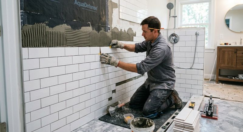 Tile Shower Renovation in Denver County, CO